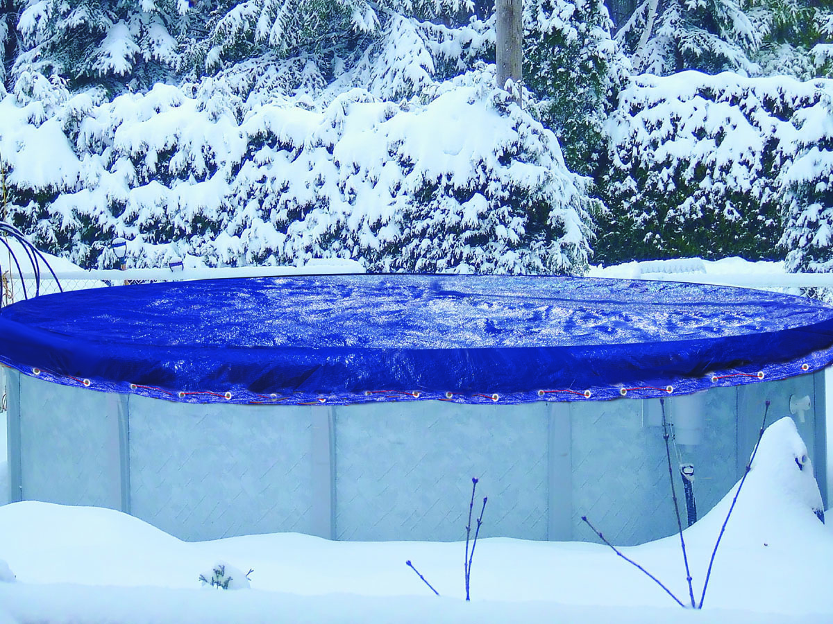 Bâche hivernale ovale - 9.15 x 4.60 m