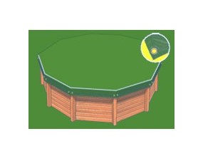Bâche hiver Eco verte compatible piscine naturalis rectangulaire 1 - 4.67 x 3.24m - PISCINEO