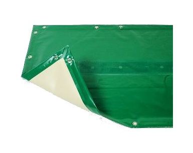 Bâche hiver Luxe verte compatible piscine Ubbink Ibiza 350x505 - PISCINEO