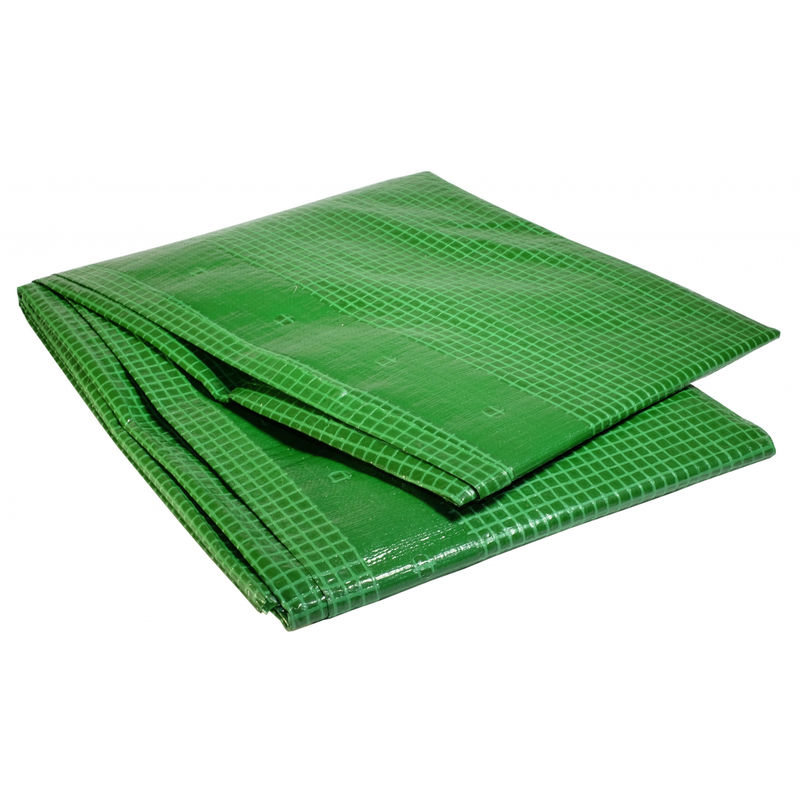 Bâche plastique 4 x 10 m armée verte 170g/m² - bâche armée renforcée 4x10 m en polyéthylène - UNIVERS DU PRO