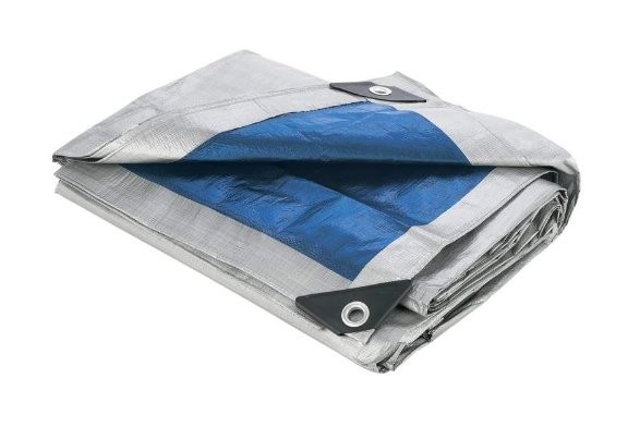Bâche professionnelle lourde renforcée imperméable traitée Anti-UV 250gr/m2 | 8x12m - HEXOUTILS