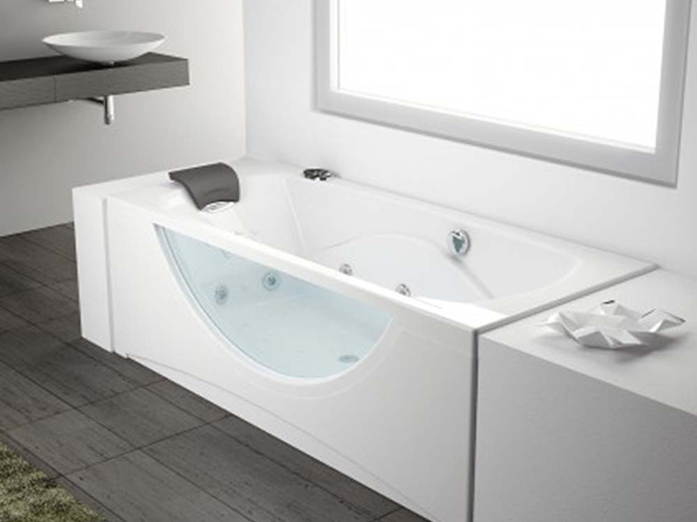 Baignoire balnéo Visio - Rectangulaire - 180 x 80 cm - Vitalité