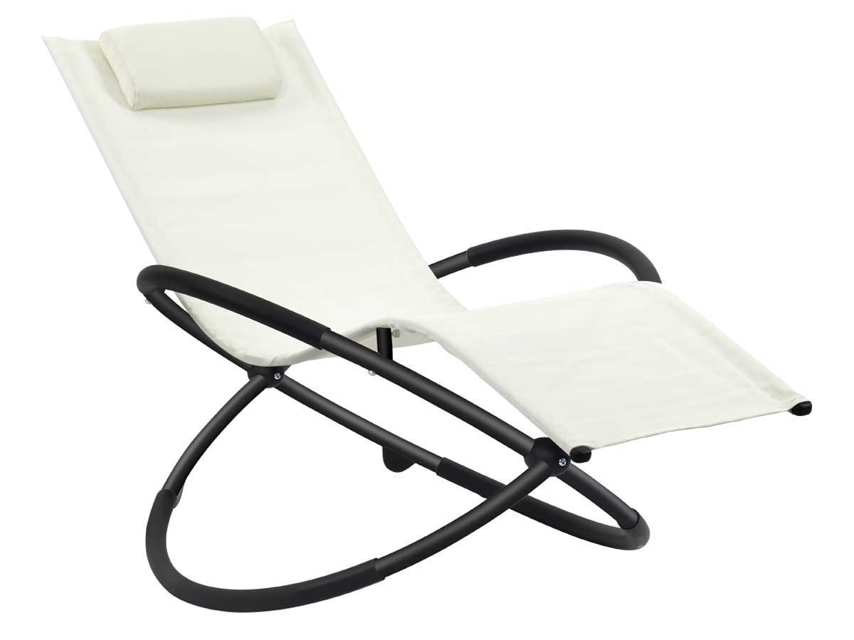 Bain de soleil à bascule en aluminium Lina - Phoenix - Beige
