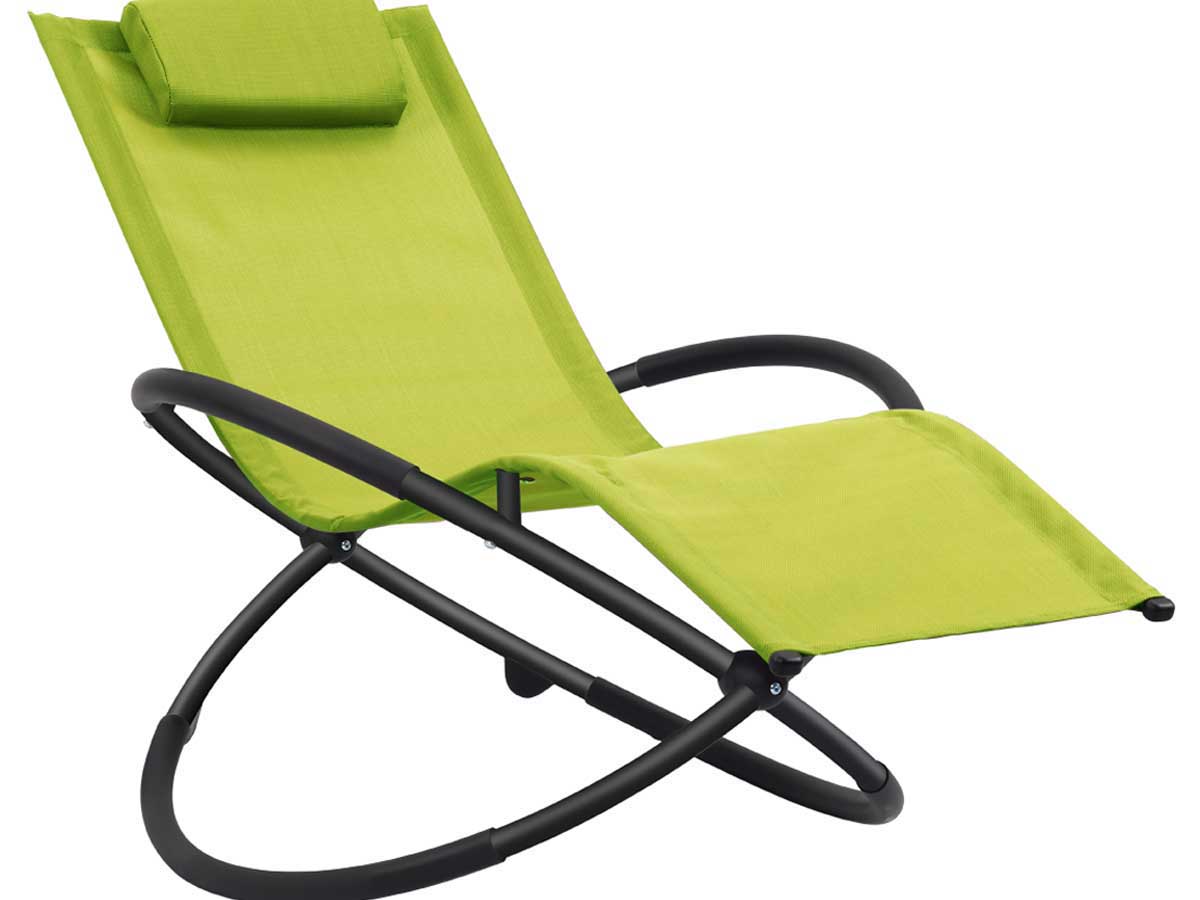 Bain de soleil à bascule en aluminium Lina - Phoenix - Vert