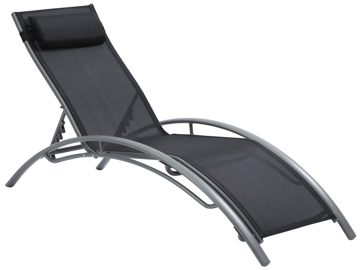 Bain de soleil en aluminium Beauty - Phoenix - Noir