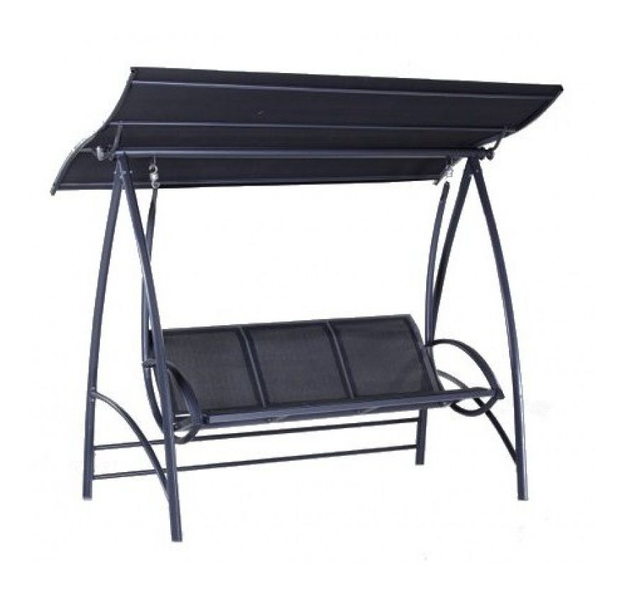Balancelle Aluminium Gris avec toit Proloisirs