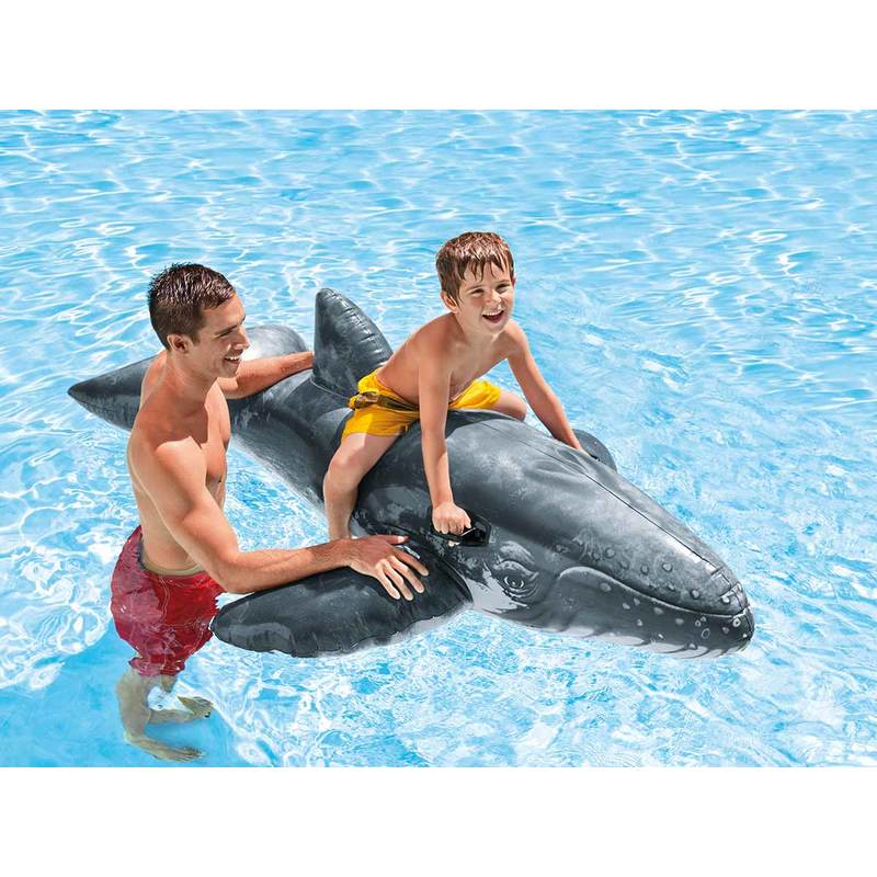 Baleine bleue réaliste à chevaucher - Intex