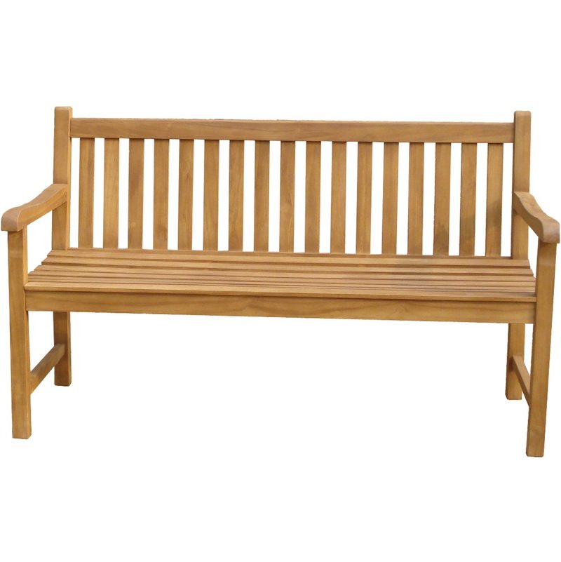 Banc de jardin en teck KALAWEA 150 cm - C&L JARDIN