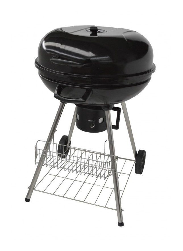 Barbecue au charbon de bois avec couvercle MILA - L 92 x l 58 x H 58 - MA MAISON MES TENDANCES
