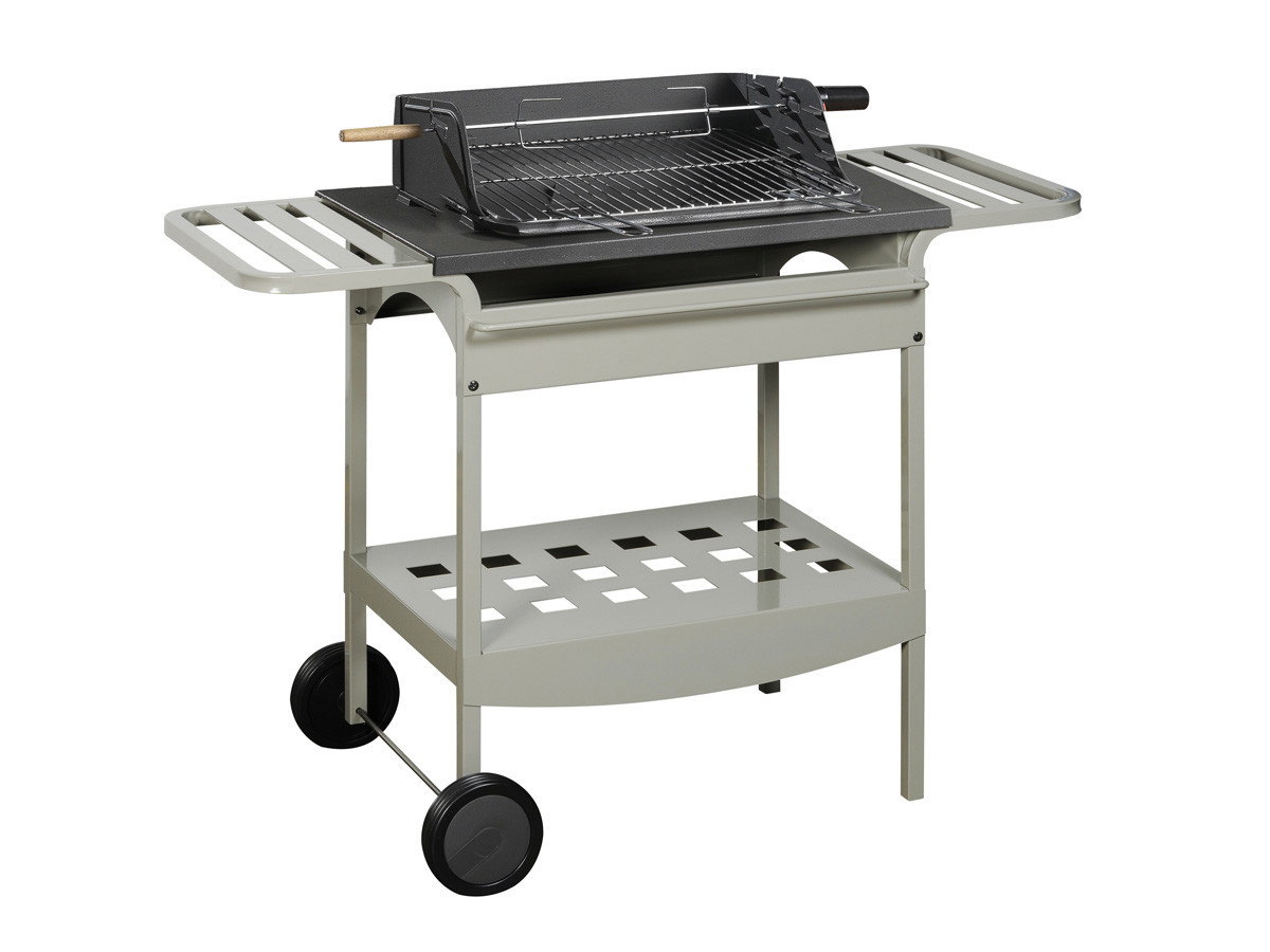 Barbecue bois Madisson - Grill rectangle : 53 x 39 cm