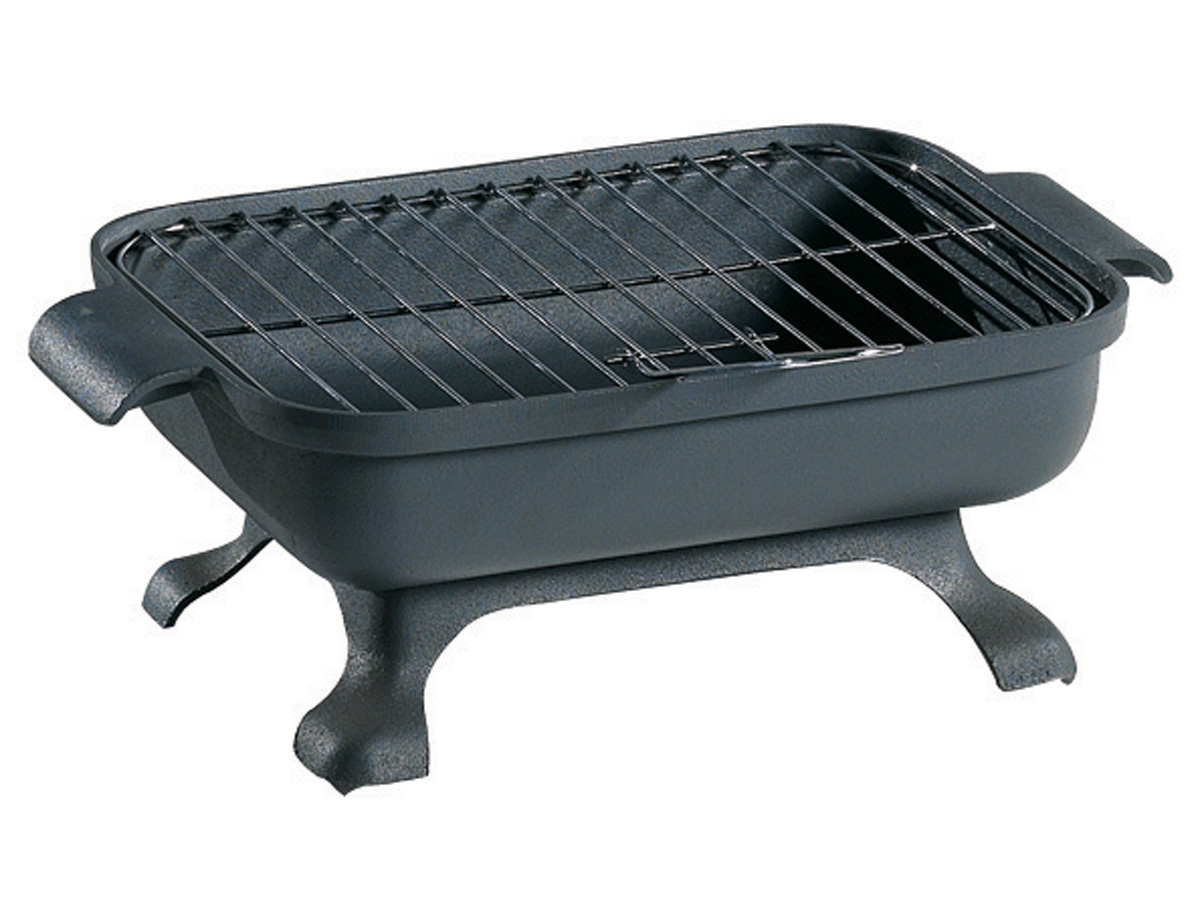 Barbecue bois Malawi- Grill rectangle : 32 x 22 cm