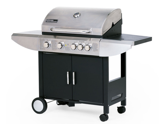 Barbecue gaz Sirocco 4 - 5 brûleurs dont un feu latéral - 12.6 kW