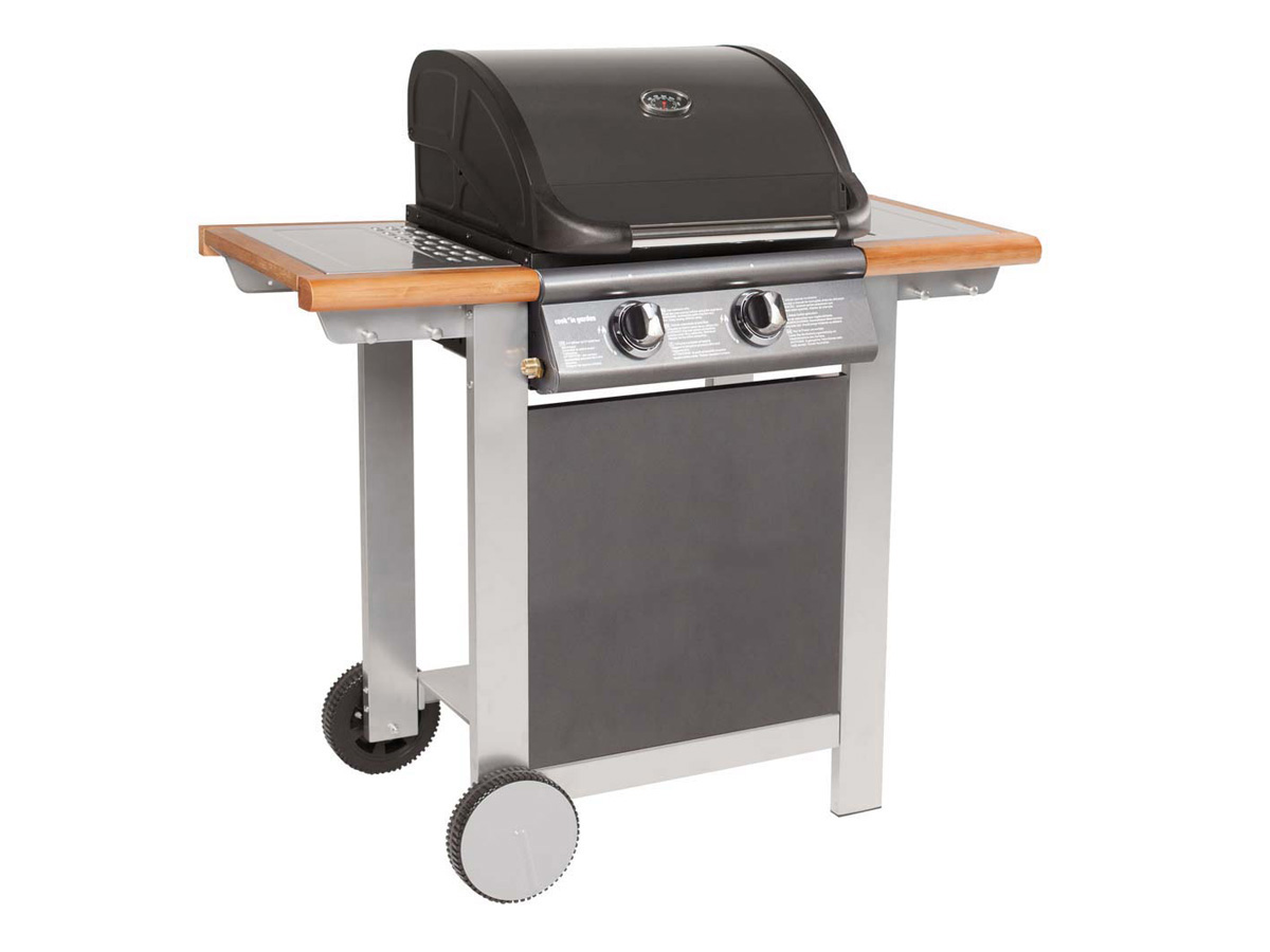 Barbecue gaz Fiesta - 2 brûleurs - 7kW