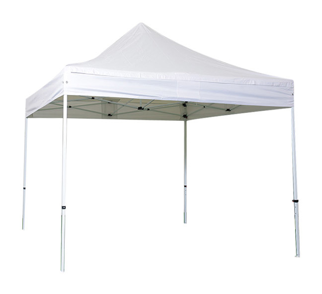 Barnum pliant 2x2m Alu 40 polyester 300g/m² pelliculé PVC BLANC - INTEROUGE