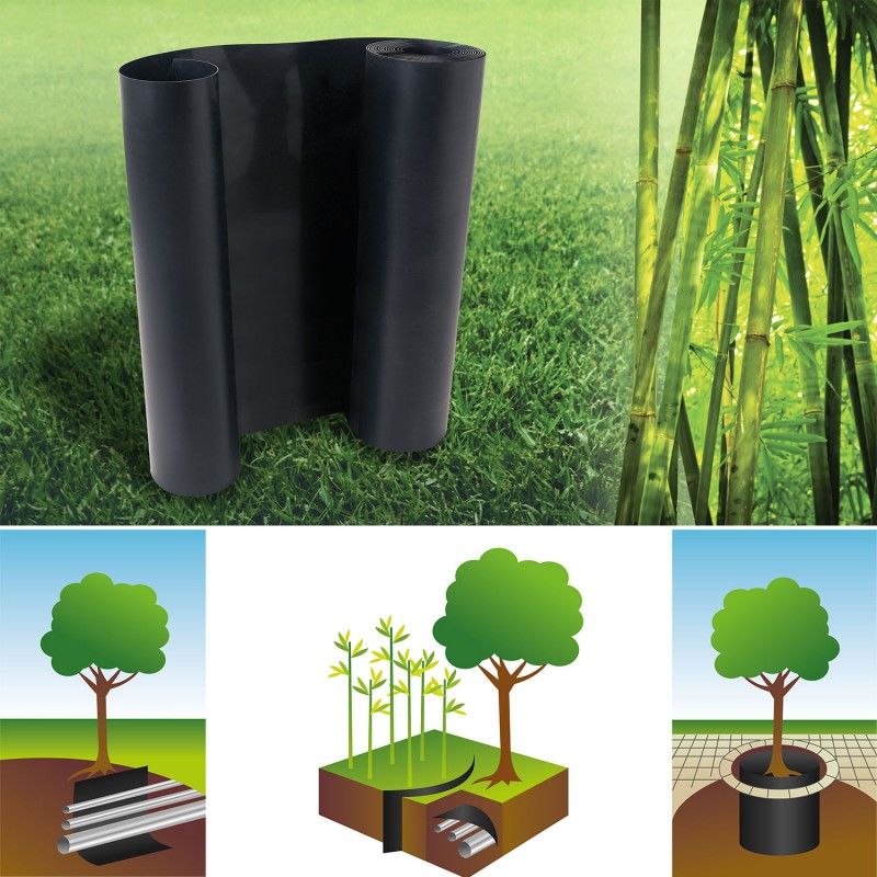 Barrière anti-racines bambou 5m 800gr anti-rhizomes - PROBACHE