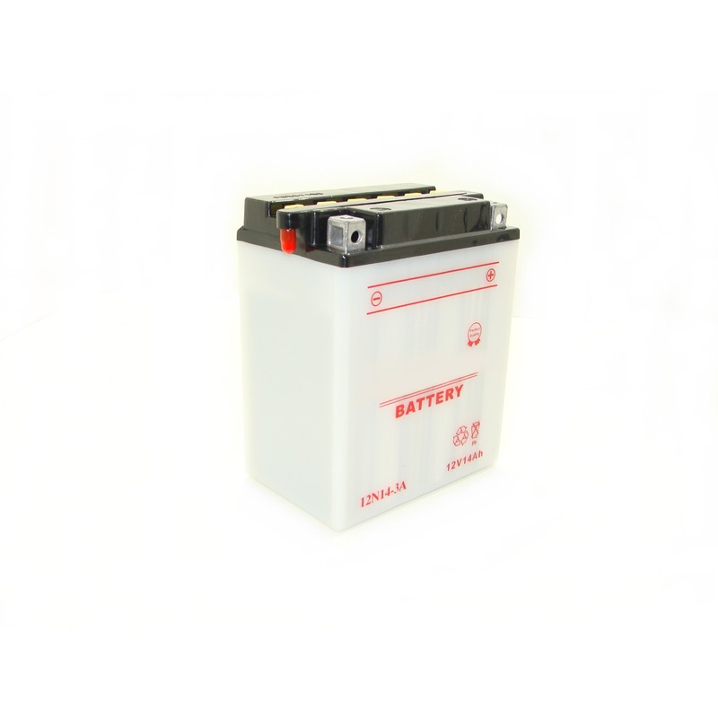 Batterie 12N14-3 A pour tondeuse autoportée, moto, moto neige livrée sans acide - JARDIAFFAIRES Batterie 12N14-3 A pour tondeuse autoportée, moto, moto neige livrée sans acide - JARDIAFFAIRES
