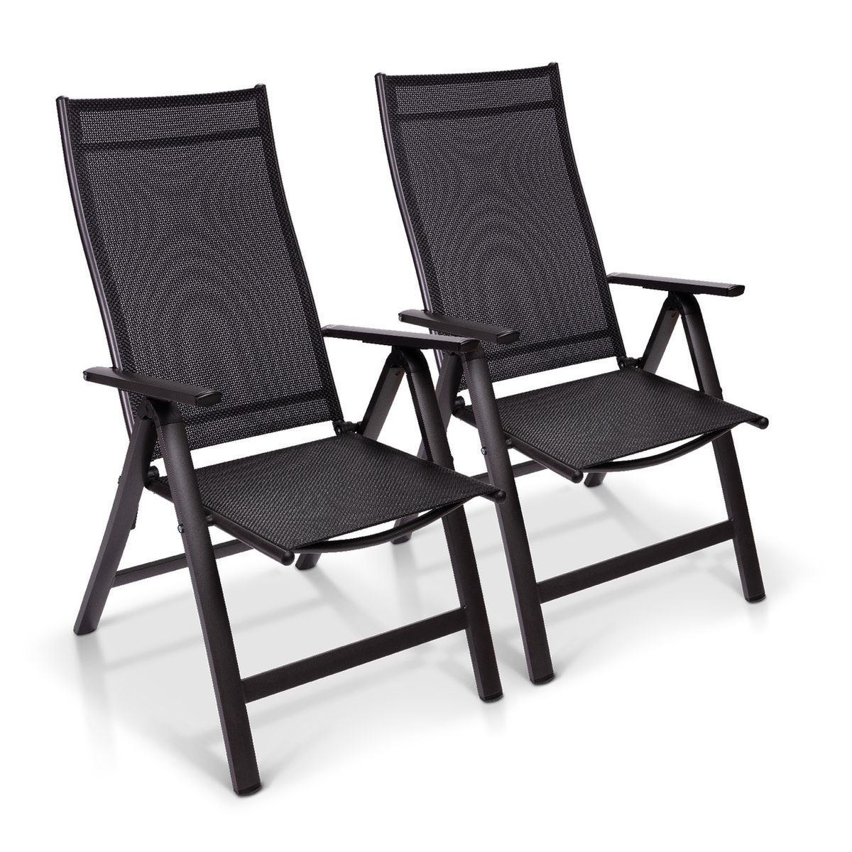 Set 2 Chaises De Jardin Pliantes London