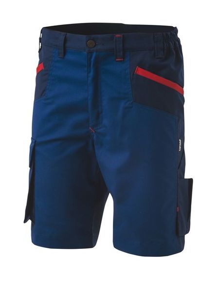 Bermuda de travail INN-BRAKE 12DUC1 Bleu Saylor-Bleu Como charbon - 35% coton 65% polyester - Ducati - taille: 40R - DUCATI WORKWEAR