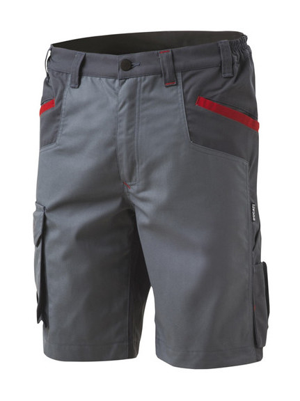 Bermuda de travail INN-BRAKE 12DUC1 Gris-Gris clair - 35% coton 65% polyester - Ducati - taille: 48R - DUCATI WORKWEAR