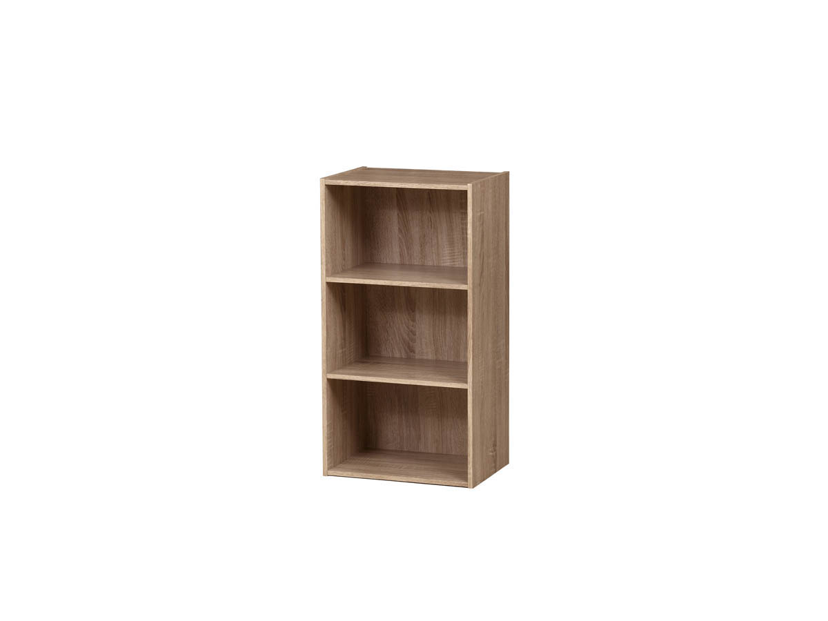Etagère Polykub 3 niches - 42,4 x 29,4 x 80 cm - Chêne brut
