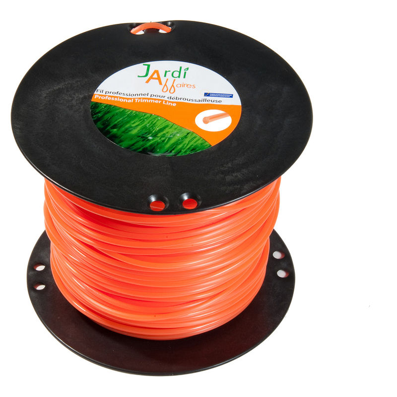 Bobine de fil professionnel 3mmX255mt Rond pour débroussailleuse - JARDIAFFAIRES
