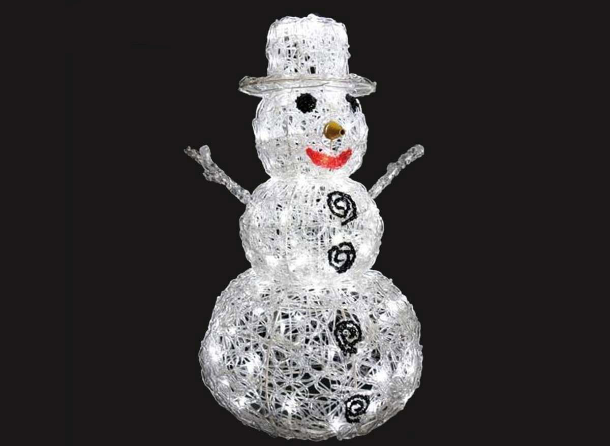 Bonhomme de neige 3D lumineux 96 LED