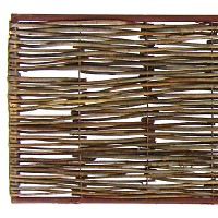 Bordure médiévale bois acacia - 90x45cm + U de fixation