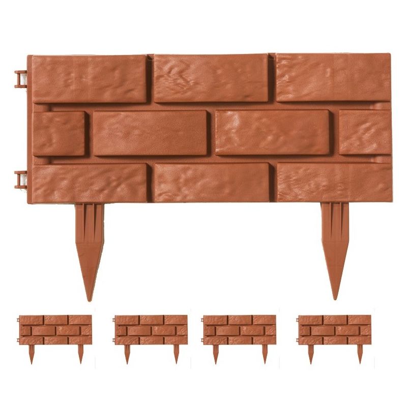 Bordures de jardin imitation brique - Vendu par 4 - OSE