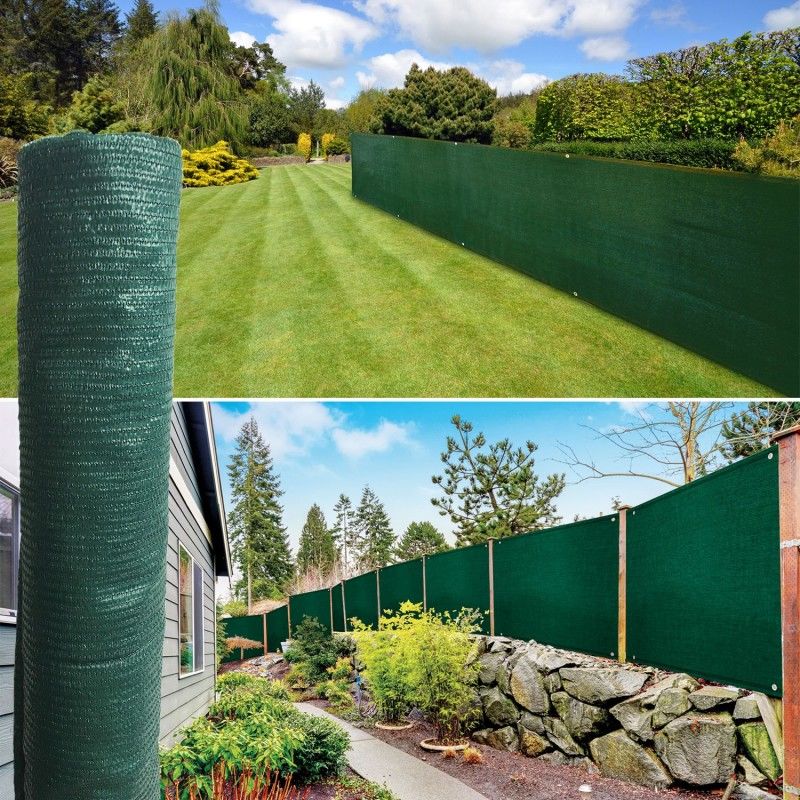 Brise vue vert 1 x 10 m 90 gr/m² classique - PROBACHE