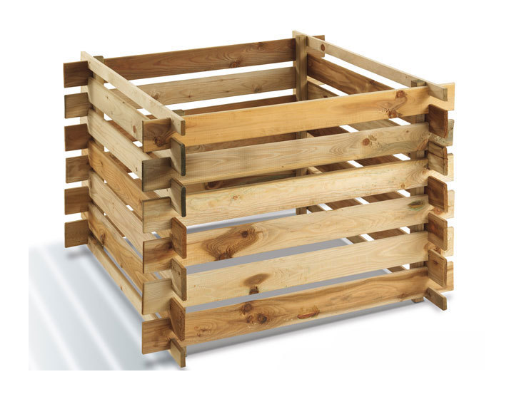 Bac à compost en bois 700L - BURGER JARDIPOLYS Bac à compost en bois 700L - BURGER JARDIPOLYS
