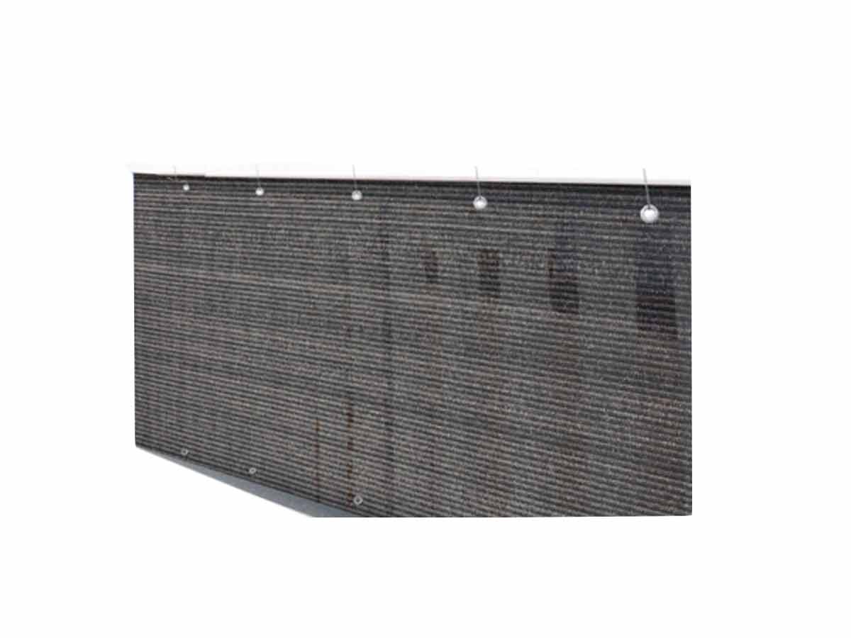 Brise vue pour balcon 500 x H.90 cm Brun Havane
