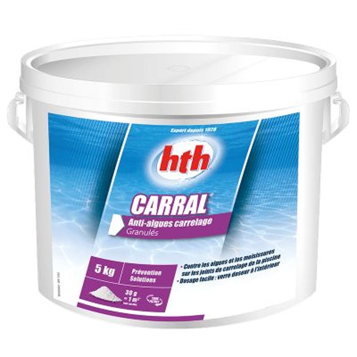 Granulés anti-algues pour carrelage Carral hth 5kg