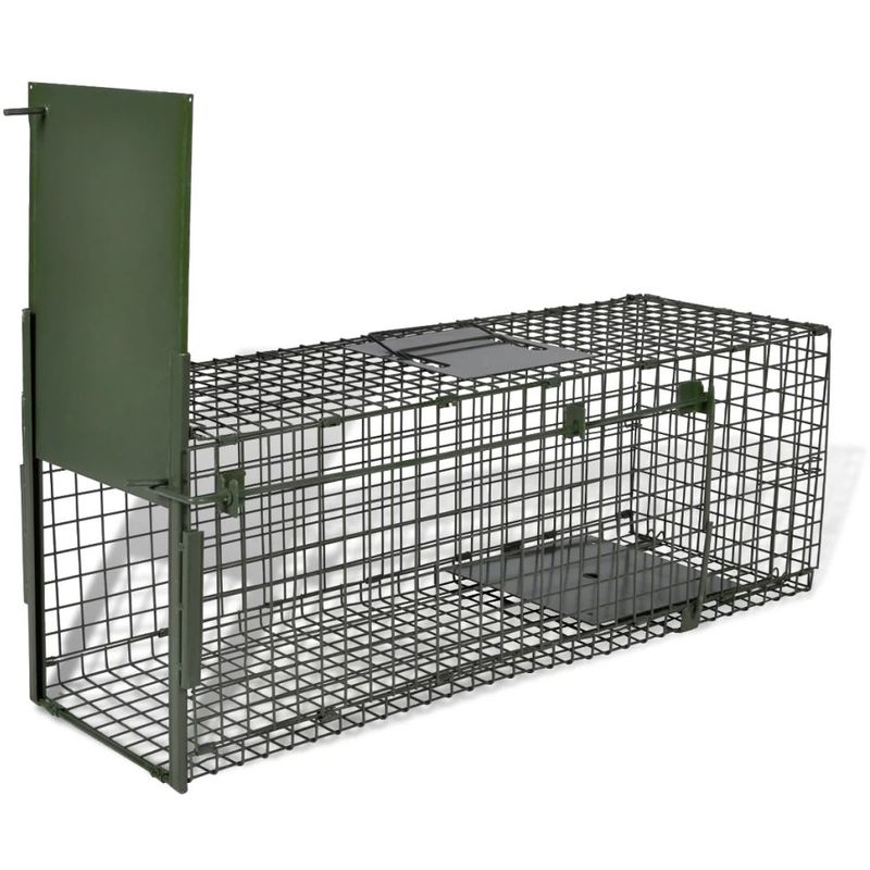 vidaXL Attrape à animaux avec 1 porte vidaXL Attrape à animaux avec 1 porte