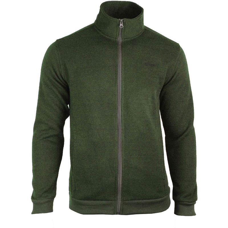 Cardigan avec col montant - Kaki chiné - XL - CHALLENGER