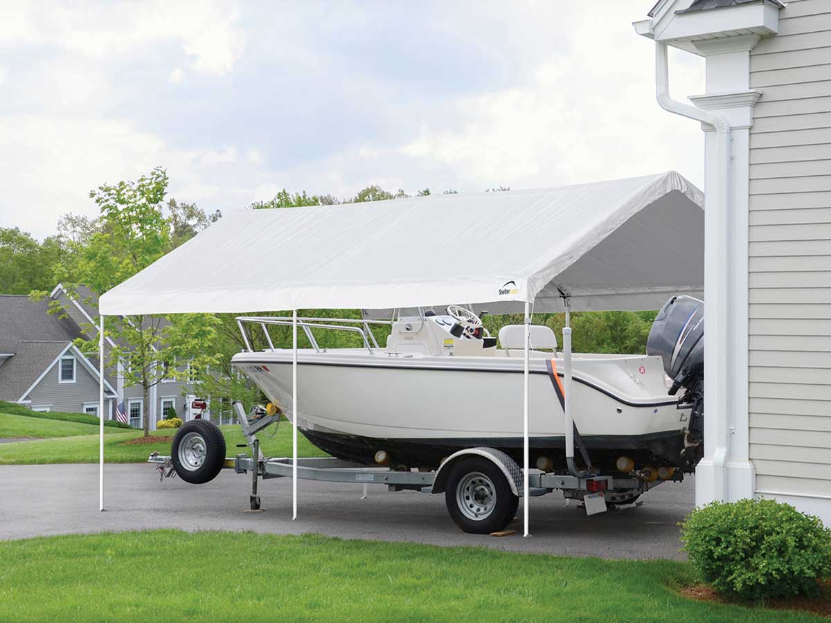 Carport voiture - 18 m² - 3 x 6,1 m