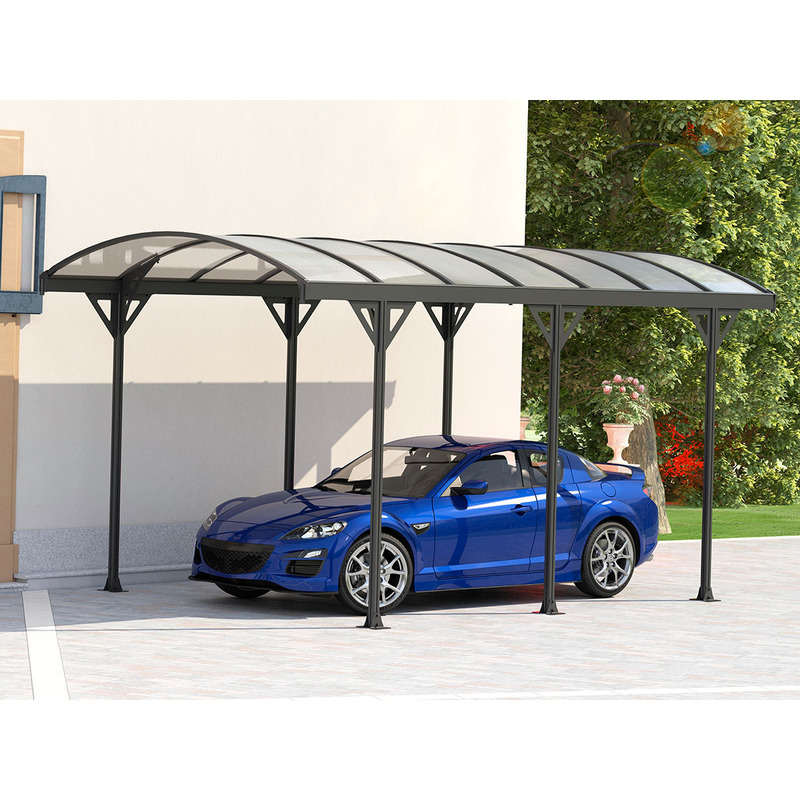 Carport voiture "Protector" - 15m² - 5.05 x 3 x 2,3 m - HABITAT ET JARDIN