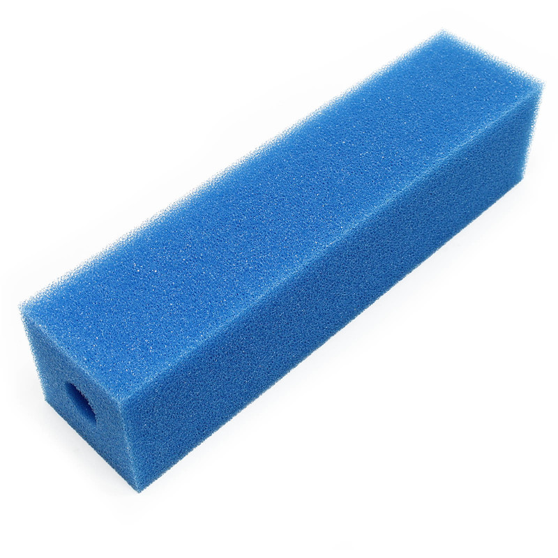 Cartouche de mousse de filtration 9.5x9.5x50cm fin bleu - WILTEC