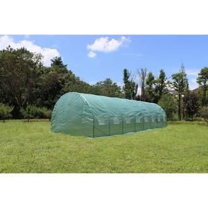 Serre de jardin tunnel 800x300xH200cm - Vert translucide