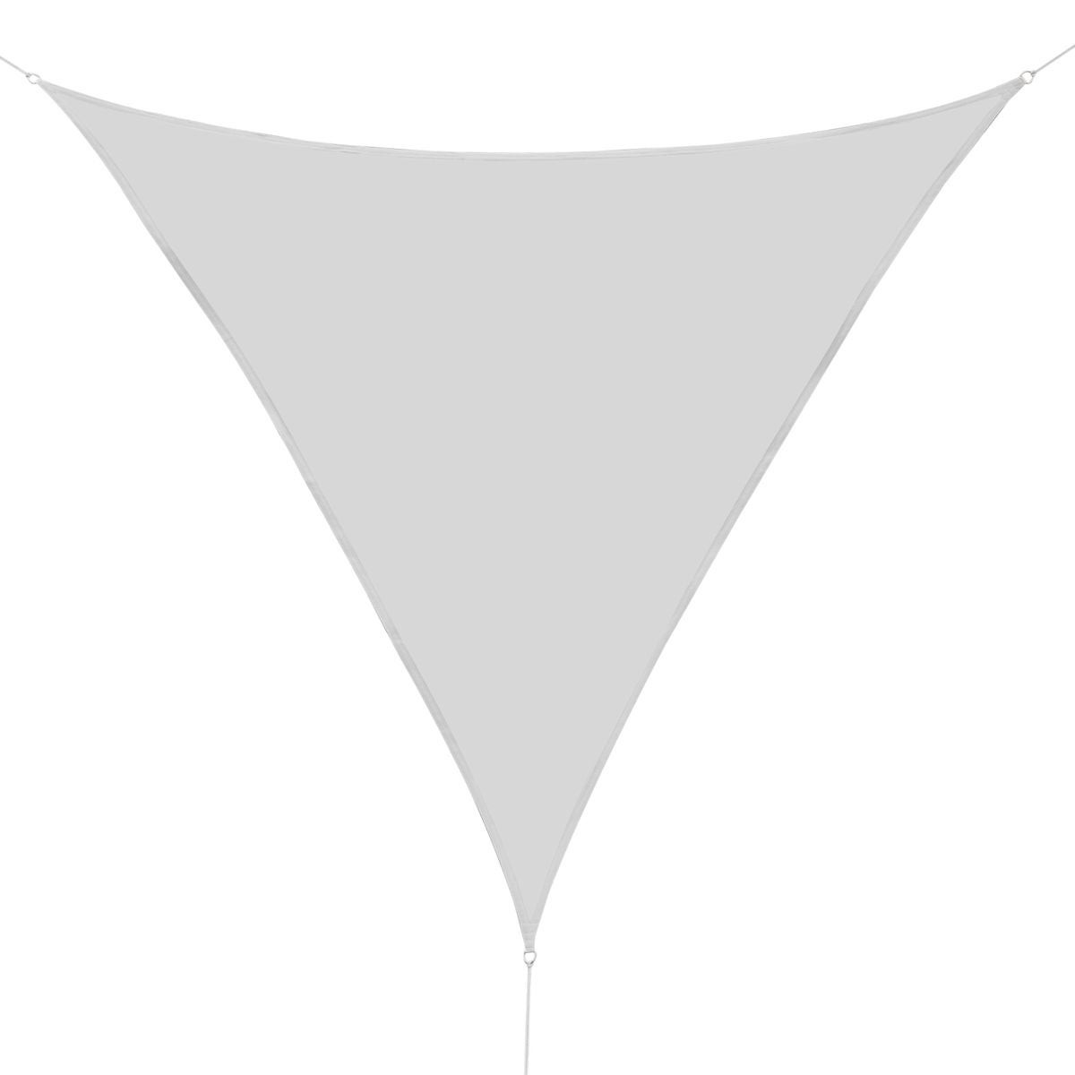 Voile d'ombrage triangulaire grande taille gris