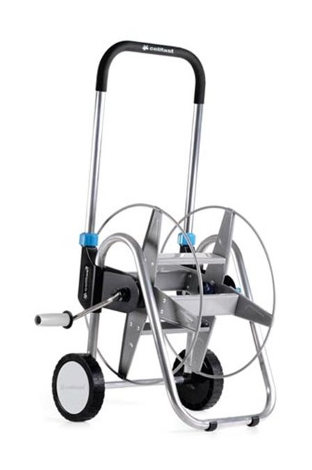 CELLFAST - DÉVIDOIR MÉTALLIQUE SUR ROUES, NU - EXPLORER - 1/2" - 60 m - PEREL CELLFAST - DÉVIDOIR MÉTALLIQUE SUR ROUES, NU - EXPLORER - 1/2" - 60 m - PEREL