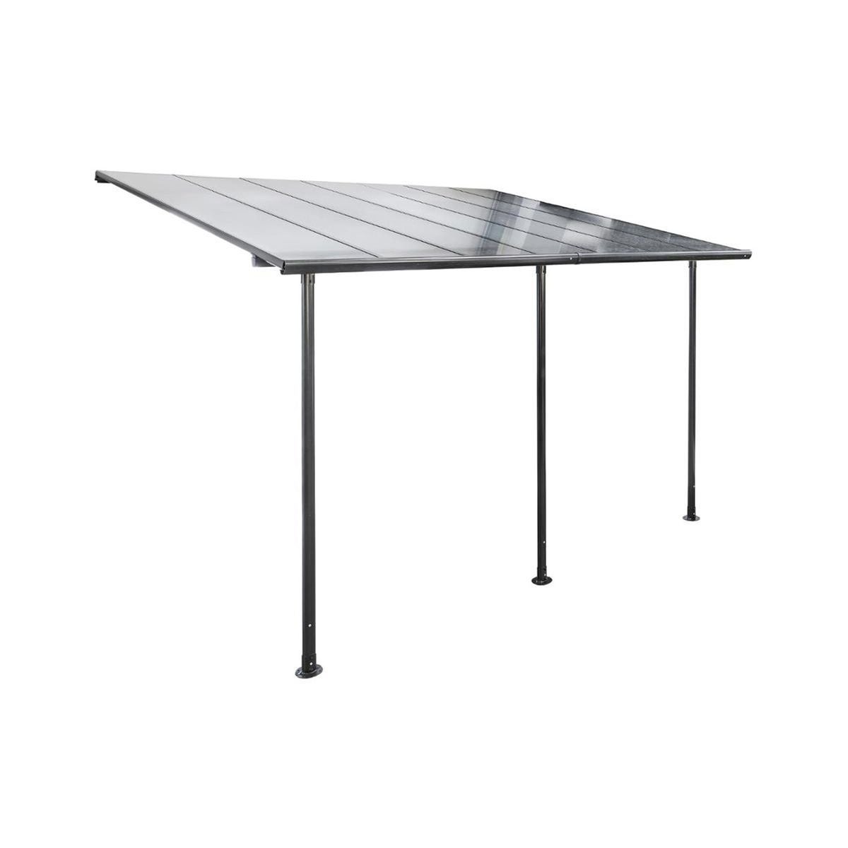 Pergola adossée Bélize 3 x 4 m Noir