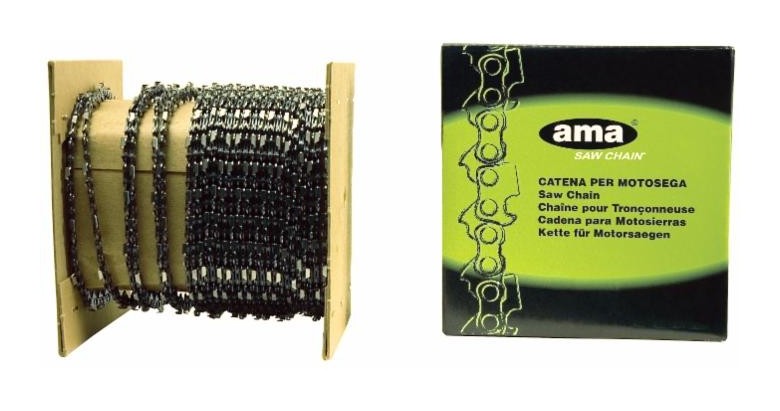 Chaine AMA .325"-058"-1,5 mm rouleau de 30 m Chaine AMA .325"-058"-1,5 mm rouleau de 30 m