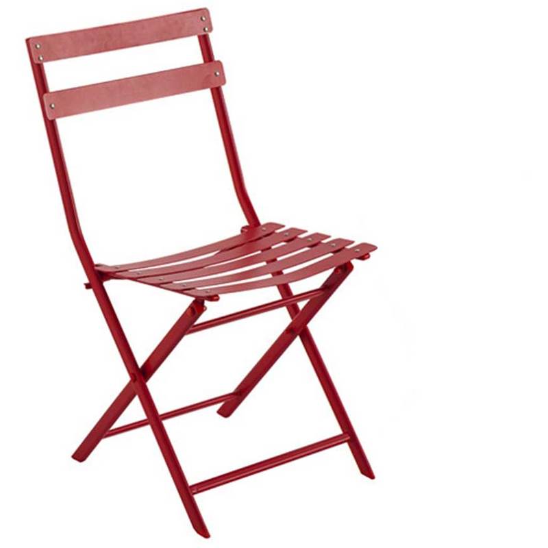 Chaise de jardin métal pliante Greensboro Groseille - HESPERIDE Chaise de jardin métal pliante Greensboro Groseille - HESPERIDE