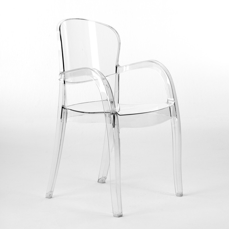 Chaise polycarbonate transparent salle à manger bar JOKER Grand Soleil