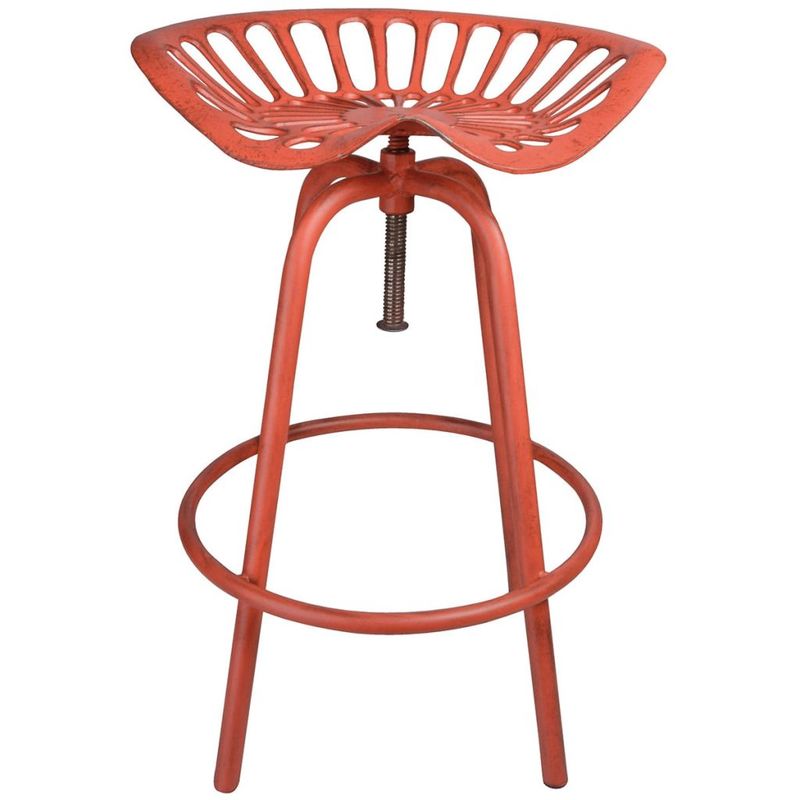 Esschert Design Tabouret de bar Tractor Rouge IH024