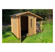 CHALET & JARDIN - Abri bois Azur 4m² bûcher 19mm - 05-703858