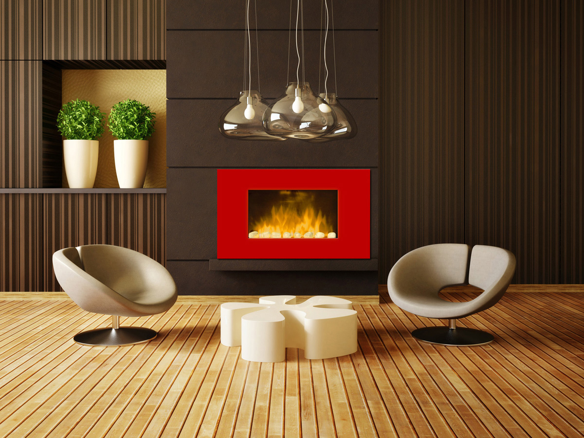 Cheminée électrique décorative Red line- Color Style - 1000 W ou 2000 W