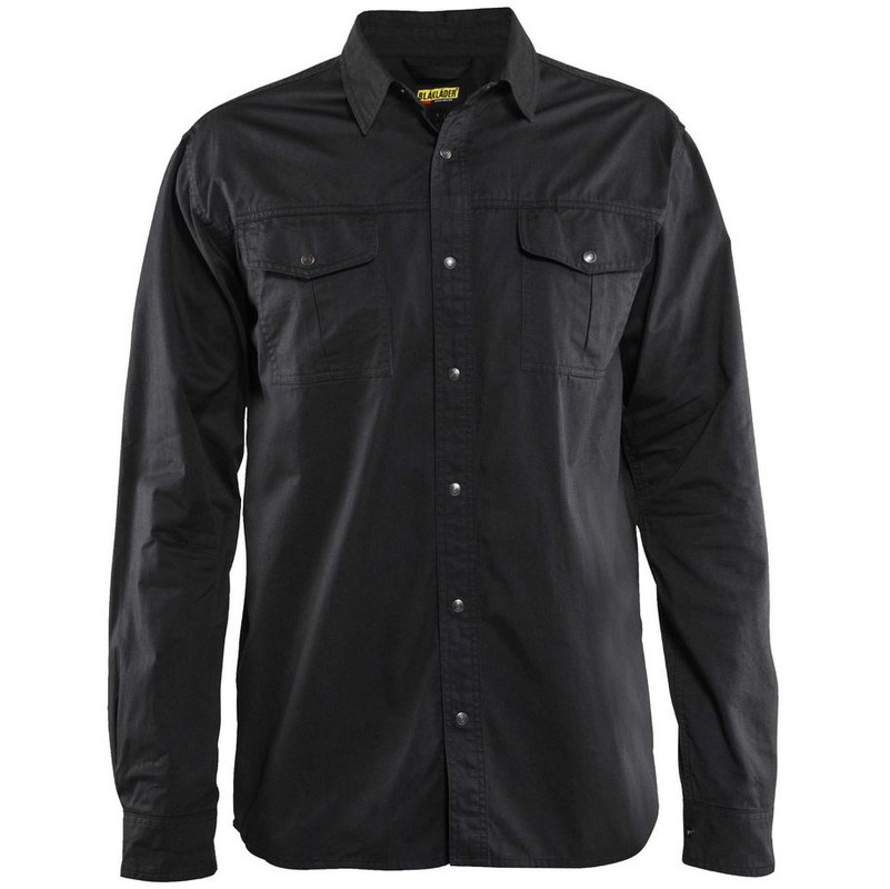 Chemise Twill Noir 3297 Blaklader - Noir - L
