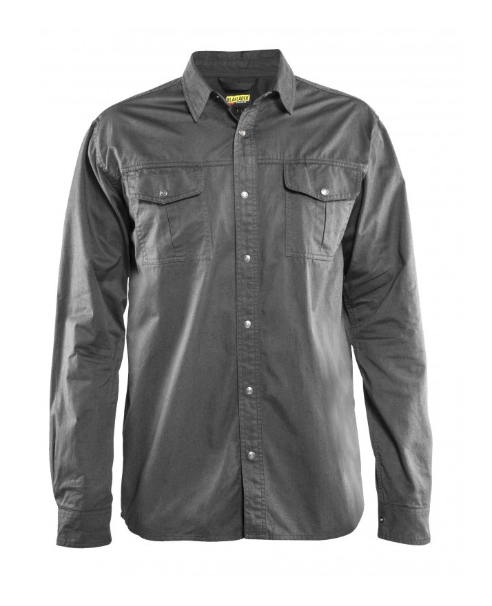 Chemise Twill Gris 3297 Blaklader - Gris - S