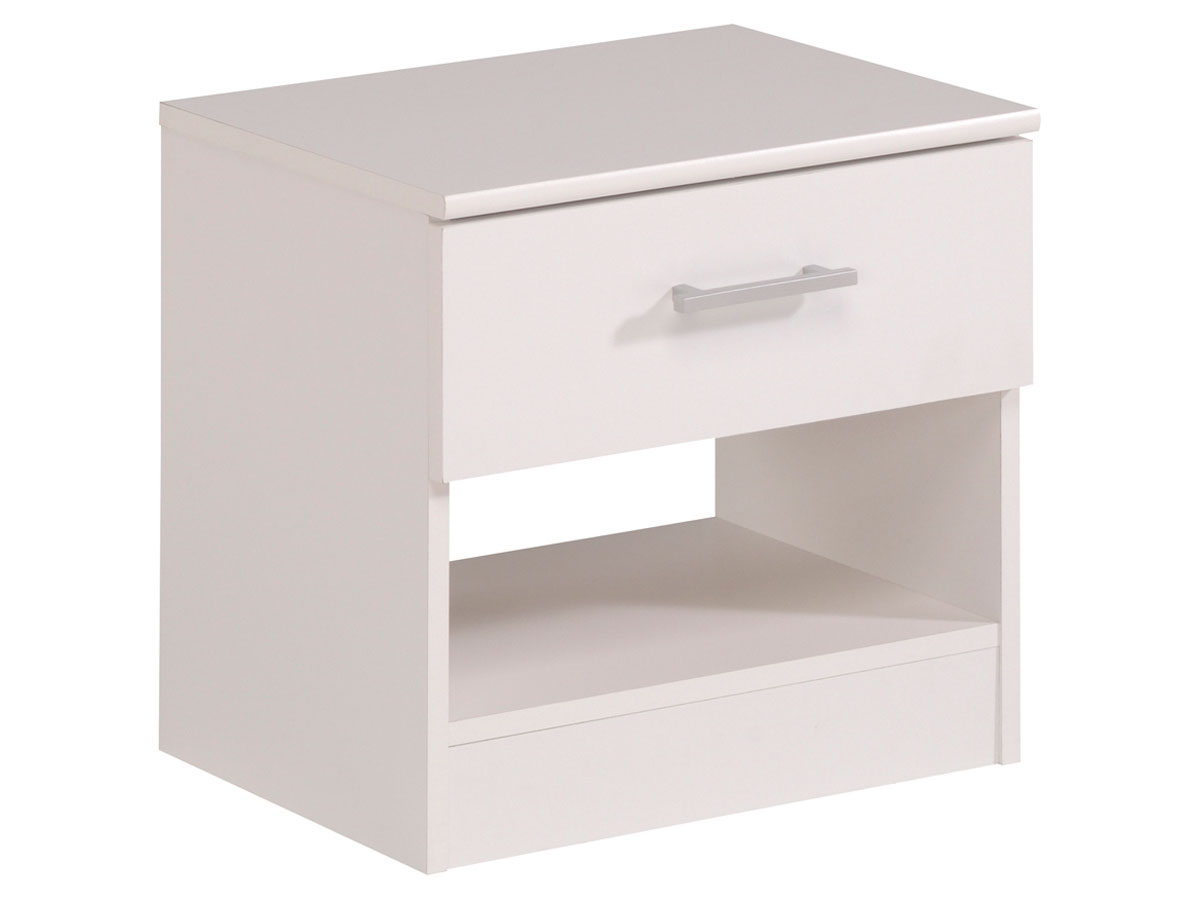 Chevet Soft - 44 x 33 x 42 cm - Coloris blanc